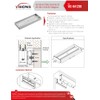 Visionis VIS-AH1200 Armature Plate Housing for 1200lbs Magnetic Door Lock
