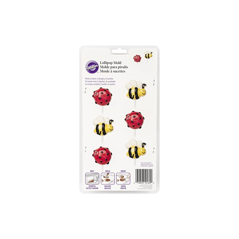 Wilton Marken Bee und Marienkäfer Form für Süßigkeiten Biene/Maikäfer Sortiert