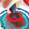 13 Pcs Acrylic Paint Strainers,Plastic Flower Strainers Silicone Pouring Drain