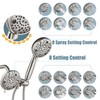 Aolemi Shower Faucet Set with Tub Spout Rain Shower Head