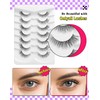 Onlyall Natural Lashes Wispy Natural Look False Eyelashes Flared Eyelash