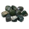Moss Agate Tumble Stones (20-25mm) Single Stone