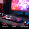 Redragon K628 PRO 75% 3-Mode Wireless RGB Gaming Keyboard, 78