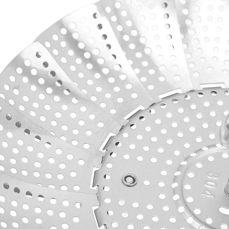 Foldable Vegetable Steam Basket No Warping 304 Stainless Steel Folding