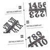 COHEALI 6pcs Clock Making Parts DIY Arabic Roman Numerals for