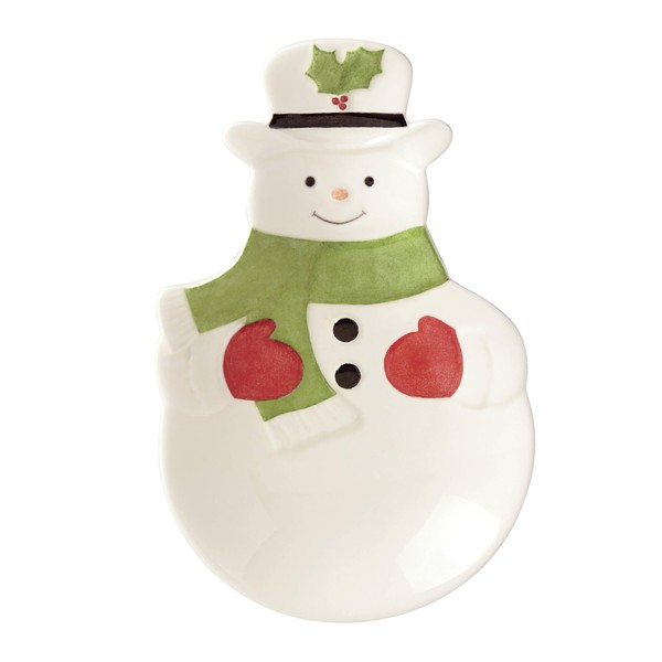 Lenox 882206 Hosting The Holidays Snowman Spoon Rest