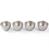 Camping Tea Cup Outdoor Portable Picnic Cookware Ti Double-Wall TeaCup