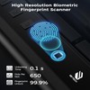 BE-TECH Biometric Gun Safe for Handgun, 0.22 Cubic Feet Fingerprint
