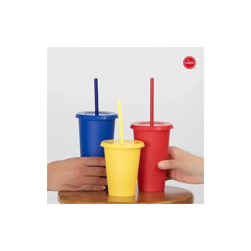 100 Vasos Reusables Uupz 16 Oz Bautizo Recuerdo Bolo Mayoreo