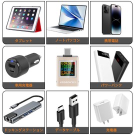 Current Voltage Checker, Bidirectional USB C Power Meter USB C Tester, USB Multimeter 4.5-50V 0-12A Voltage Current Capacity Energy Power Digital Tester Gravity Sensor Color Display