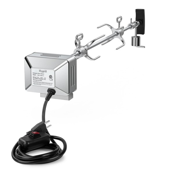 Hygrill Rotisserie Kit for All Hygrill 3-Burner Built-in Gas Grills,