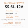 Morningstar SunSaver 6A PWM Solar Charge Controller (SS-6L-12V) - Solar