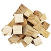 1-1/2 inch Unfinished Wooden Cubes,Pack of 40 Wood Square Blocks,