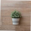 Levemolo 3pcs Wall Mounted Flowerpot Stand Metal Iron Ring Planter