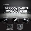 NOBODY CARES WORK HARDER Neon Sign - Bold Statement Decor