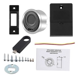 Full Automatic Semiconductor Keyless Fingerprint Lock Cabinet Drawer Security Combination Lock