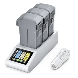 STARTRC Mini 5 Pro/4 Pro/3 Battery Charger Accessory with Display Screen, Compatible with Fast Charging