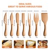 A · HOUSEWARE Copper Cheese Knives Set 7 Pieces Stainless