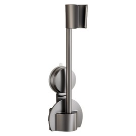 Amagogo Hands Free Hairdryer Stand Wall Mounted Blower Stand Holder Compact Adjustable Height for Pet Grooming Salon Home Elderly, gray