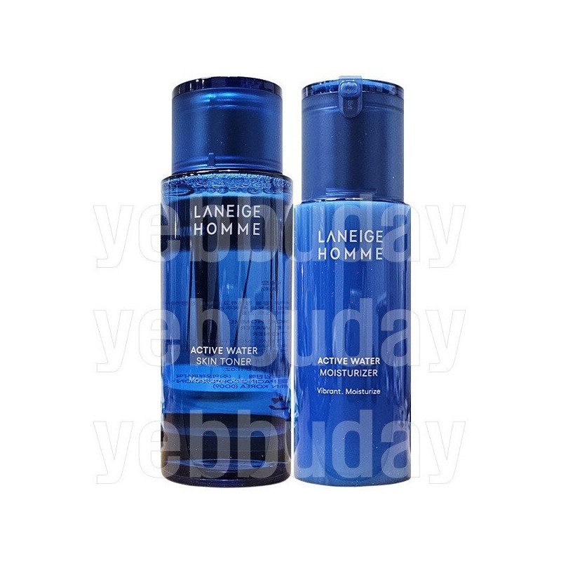 Laneige 라네즈 옴므 액티브 워터 스킨/모이스처라이저/택1 Laneige Homme Active Water
