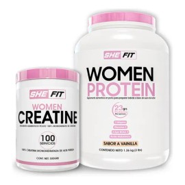 Bhp She Fit Women Protein Vainilla  Women Creatine 500g                                                                                               