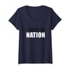 Womens Fernley Vaqueros Nation HS V-Neck T-Shirt