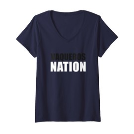 Womens Fernley Vaqueros Nation HS V-Neck T-Shirt