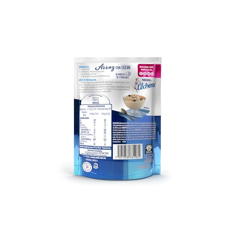 La Lechera La Lechera Doypack 209g, Original, 209 gramos