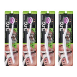 TUNG Tan Brush with Natural Mini Gel 4 Pieces (Regular Import) Tongue Polish Brush