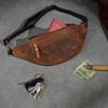 DONBOLSO Seattle Bum Bag, Vintage Brown, vintage