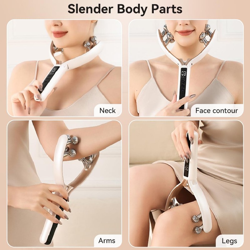 Face Massager Tool with 3D Roller, Facial Sculpting Tool, V