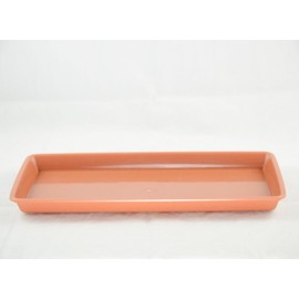 12" Japanese Narrow Rectangular Plastic Humidity Tray for Bonsai Tree & Plants