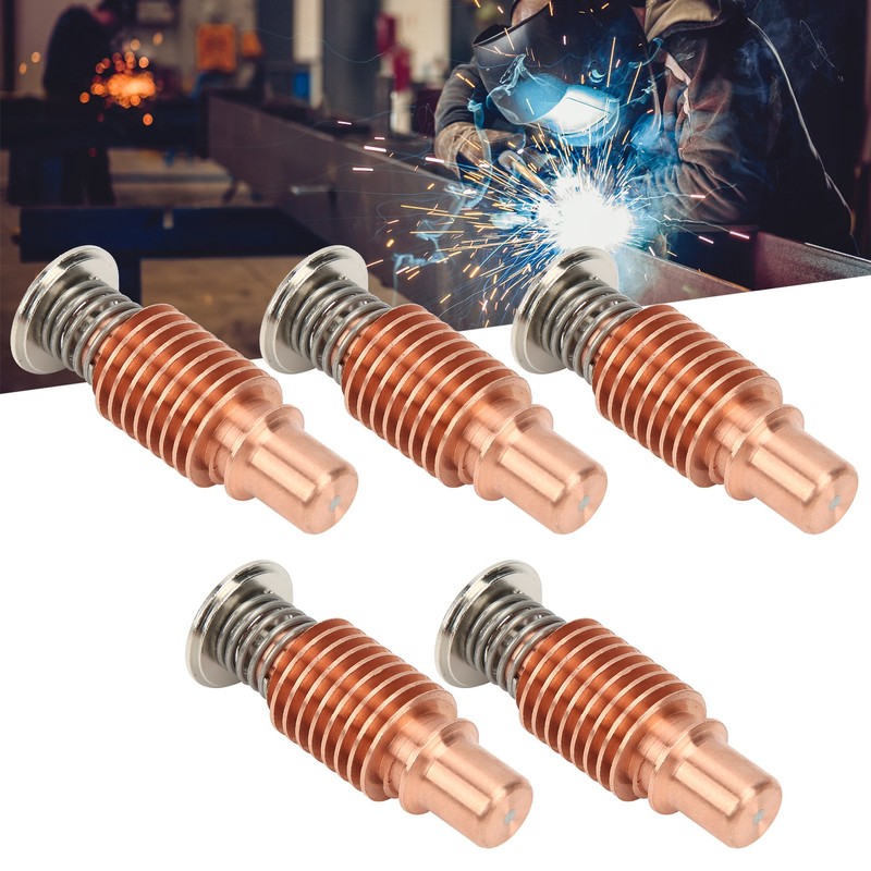 5Pcs Plasma Torch Electrode Copper High Temperature Resistance Accessories 220971
