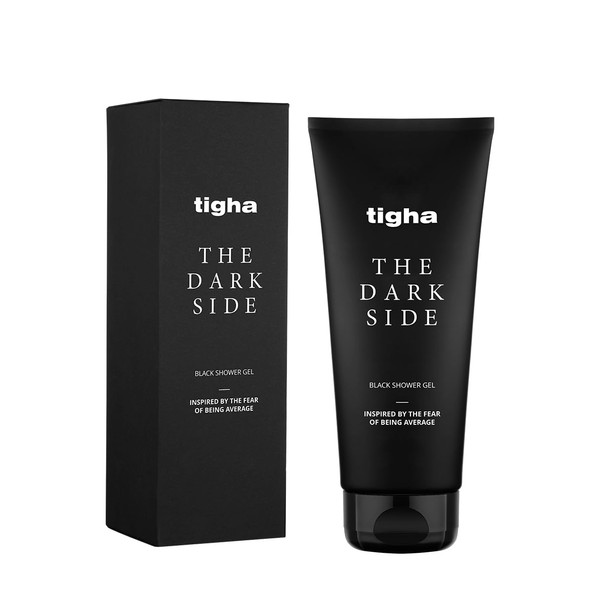 Tigha - The Dark Side Black - Shower Gel Mann- 200 ml - Das neue Black Shower Gel sorgt mit dem einzigartigen THE DARK SIDE-Duft für ein ganzheitliches tigha-Feeling am ganzen Körper