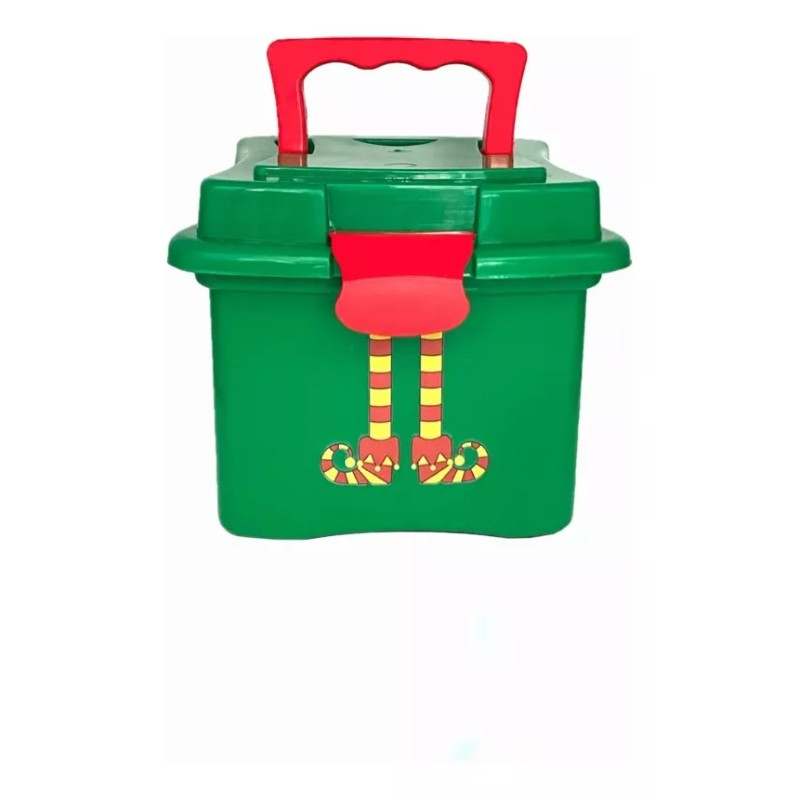 30 Cajita Loncheras De Plástico Navideña, Dulces, Aguinaldos