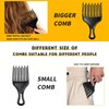 1 piece finger styler Afro comb coarse, strand comb, curling
