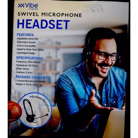 Vibe Swivel Mic Headset by Vibe--Lightwei