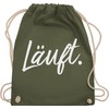 Shirtracer - Gym Bag Backpack - Sayings - Läuft -