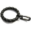 Curtain Rings, Curtain Rings with Pleat Hooks, Black, Inner Diameter 32, Outer Diameter 43 mm, Plastic, Can be Used for Pipes and Curtain Rods Diameter 16 mm - 20 mm (Pack of 100)