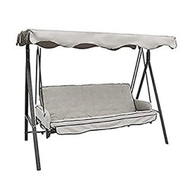 Garden Winds Replacement Canopy Top for Lowe’s Garden Treasures Model SC-GSN and SC8844GSN Swing – GRAY Color – Will Not Fit Any Other Models