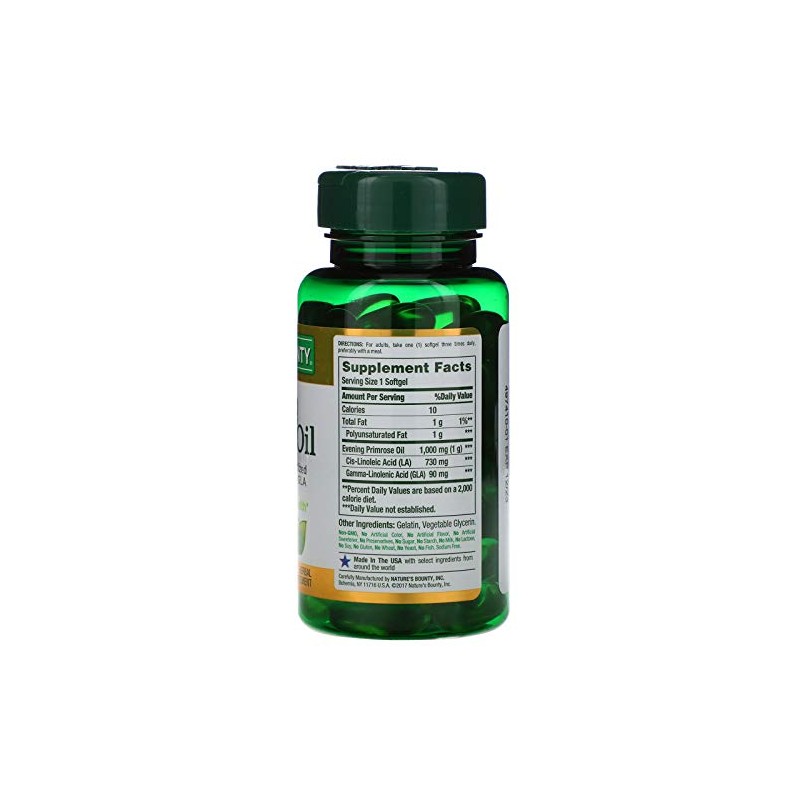 Nature's Bounty Evening Primrose Oil 1000 mg - 60 Rapid