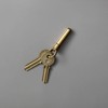 Candy Design & Works Bullet Key Ring CHW-12, silver/gold