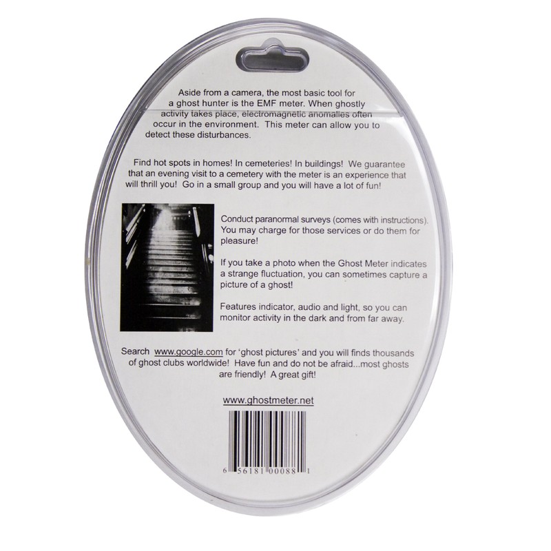 The Ghost Meter EMF Sensor, Transparent