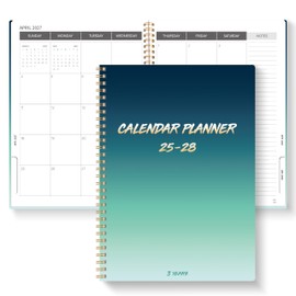 Monthly Planner 2025-2028, 2025 Calendar 36 Months Planner, June 2025 - July 2028, 8.5" x 11", 3 Years Academic Planner Hard PVC Cover with Spiral Bound, Perfect for School & Office for Women & Men
