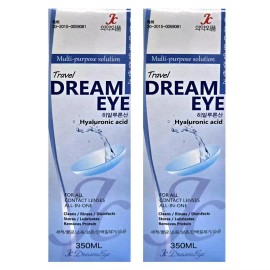 Dream Eye 드림아이 소프트렌즈용 다목적용액 350ml X 2개 Dream Eye Soft Lens Mult-purpose Solution 350ml x 2