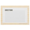 C.R. Gibson Q12-24440 Bloom Double Sided Recipe Card Set, 4"