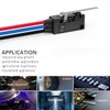 DIYhz Waterproof Micro Switch Long Straight Hinge Lever with Line