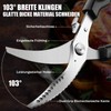 PURPLE BIRD GK02 Professional Poultry Scissors, Kitchen Scissors, 4 mm
