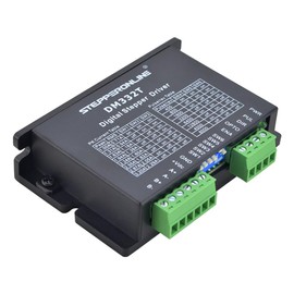 STEPPERONLINE Digital Stepper Motor Driver 1.0-3.2A 10-30VDC 1/64 Micro-Step Resolutions for Nema 17, 23 Stepper Motor