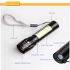 CLEZGO Mini Flashlights Rechargeable LED-Small Flashlights Powerful USB Rechargeable Flashlight